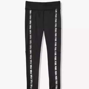 VS PINK FLEECE LINED LEGGINGS